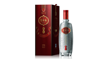 地產白酒包裝設計:富平春白酒產品設計